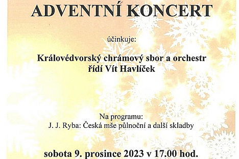 Adventní koncert v Hajnici