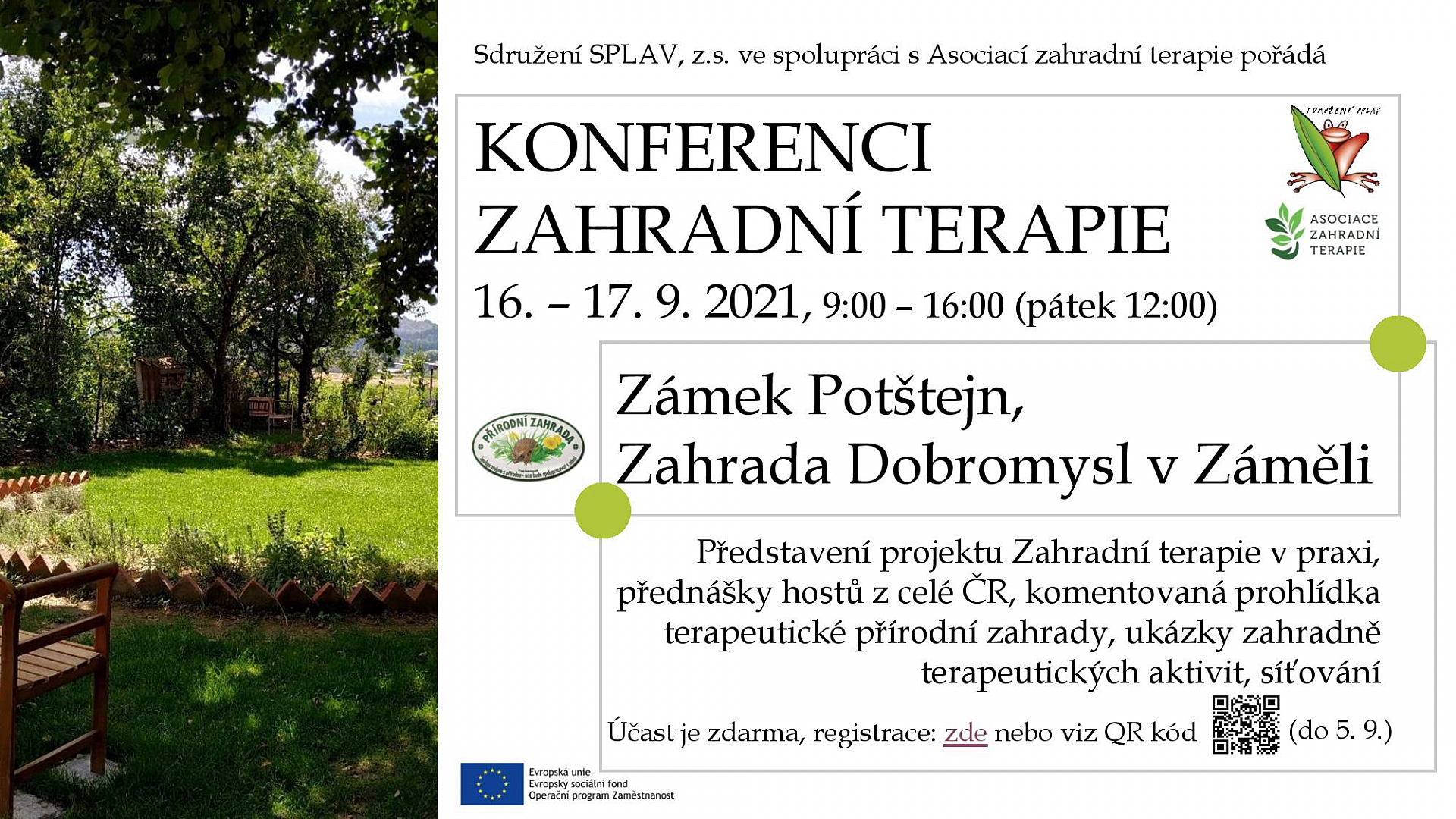 Konference "Zahradní terapie" na Rychnovsku