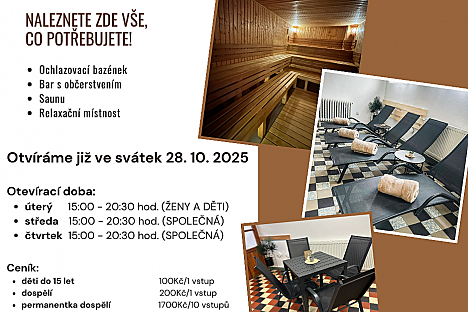 Otevření sauny v Havlovicích