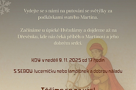 Svatomartinský podvečer v Úpici