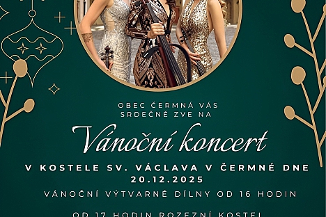 Vánoční koncert ETEREA tria v Čermné
