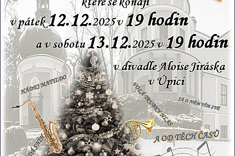 Dva vánoční koncerty Městské hudby Úpice