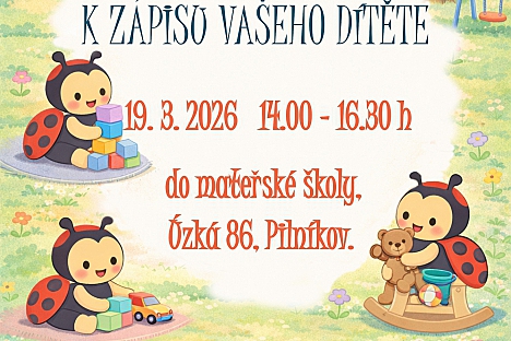 Zápis do Mateřské školy Pilníkov