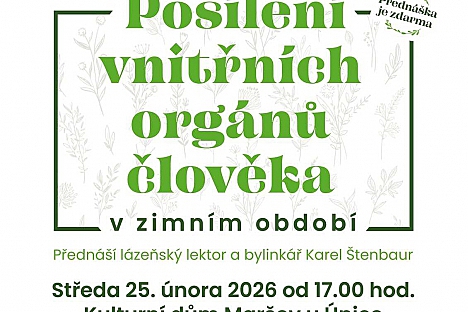 Přednáška o zdraví v Maršově u Úpice
