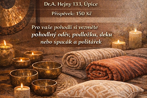 Muzikoterapeutická relaxace v Úpici