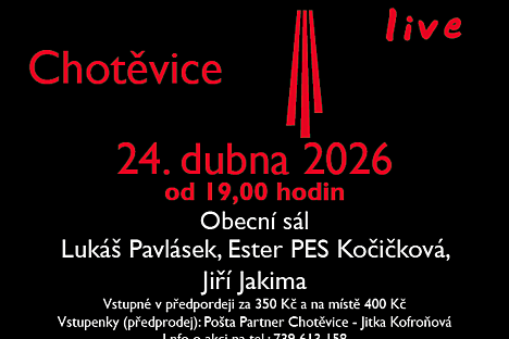 Na stojáka LIVE v Chotěvicích