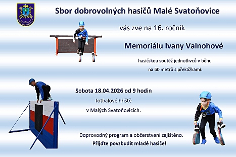 Memoriál Ivany Valnohové v Malých Svatoňovicích