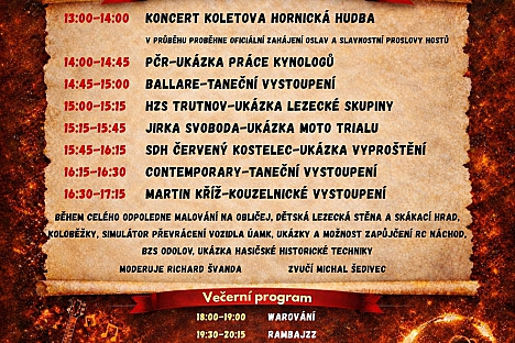 Velká oslava SDH Rtyně v Podkrkonoší