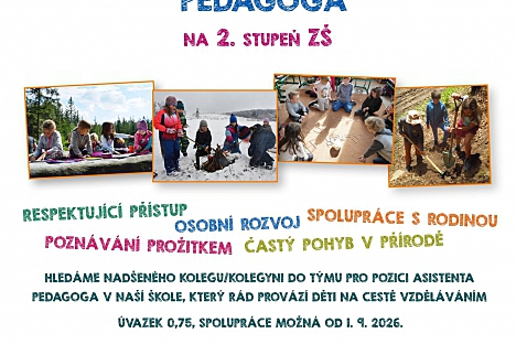 ZŠ Mraveniště hledá nové kolegy