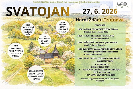 Spolek Nažďár zve na oslavu letního slunovratu
