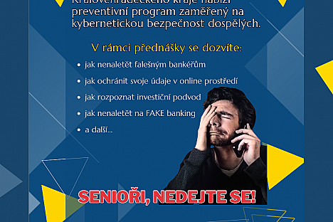 SENIOŘI, NEDEJTE SE! Užitečná rtyňská přednáška