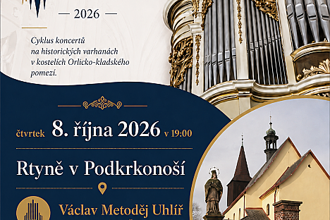 Orlicko-kladský varhaní festival míří do Rtyně v Podkrkonoší!