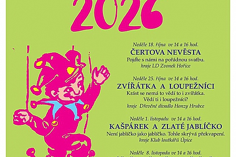 ROLNIČKA 2026 - loutkové divadlo v Úpici